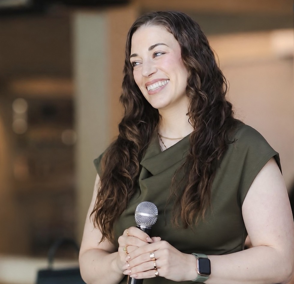 Speaking at a brand event